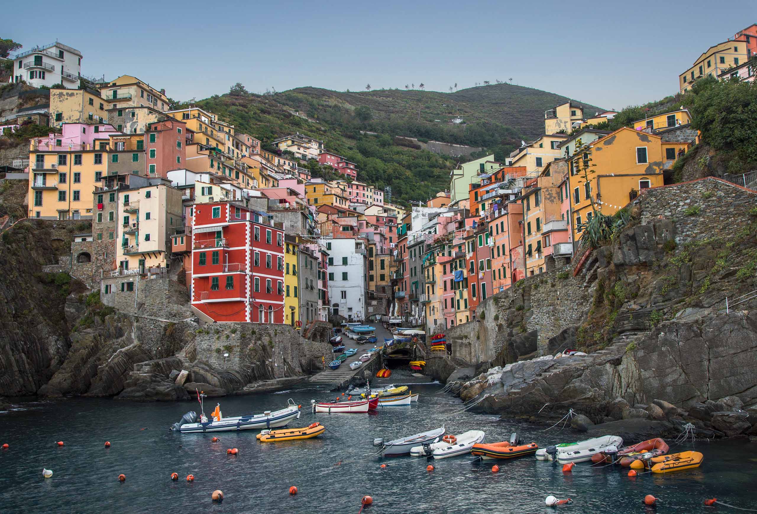 A landscape in Italy.